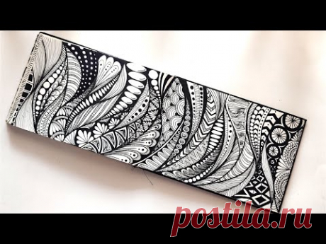 Zentangle art || Zentangle || Doodle art || Zendoodle || Zentangle patterns || Doodle patterns