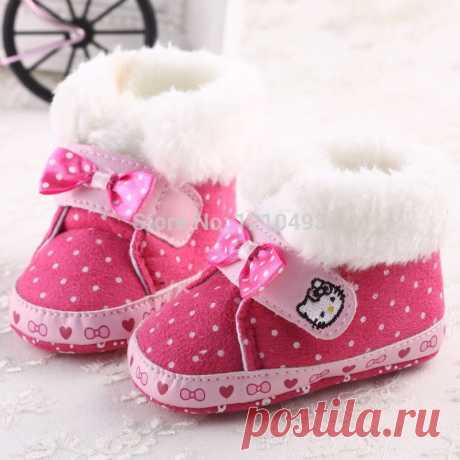 footwear soccer shoes Picture - More Detailed Picture about 2015 New Girls Pink Super Warm Sweet Cute Hello Kitty Bow Winter Shoes Kids Newborn Baby Prewalker Boots First Walker Footwear Picture in First Walkers from Fashion Big Bom | Aliexpress.com | Alibaba Group