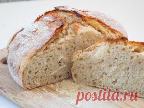 Хлеб без замеса - простой и вкусный рецепт с пошаговыми фото