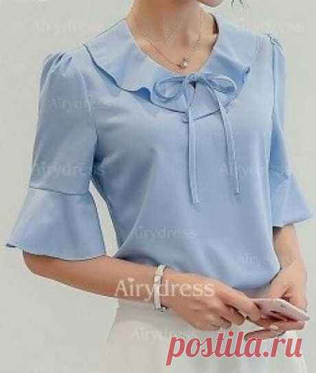 blusa com babado na manga e decote - DIY - molde, corte e costura - Marlene Mukai