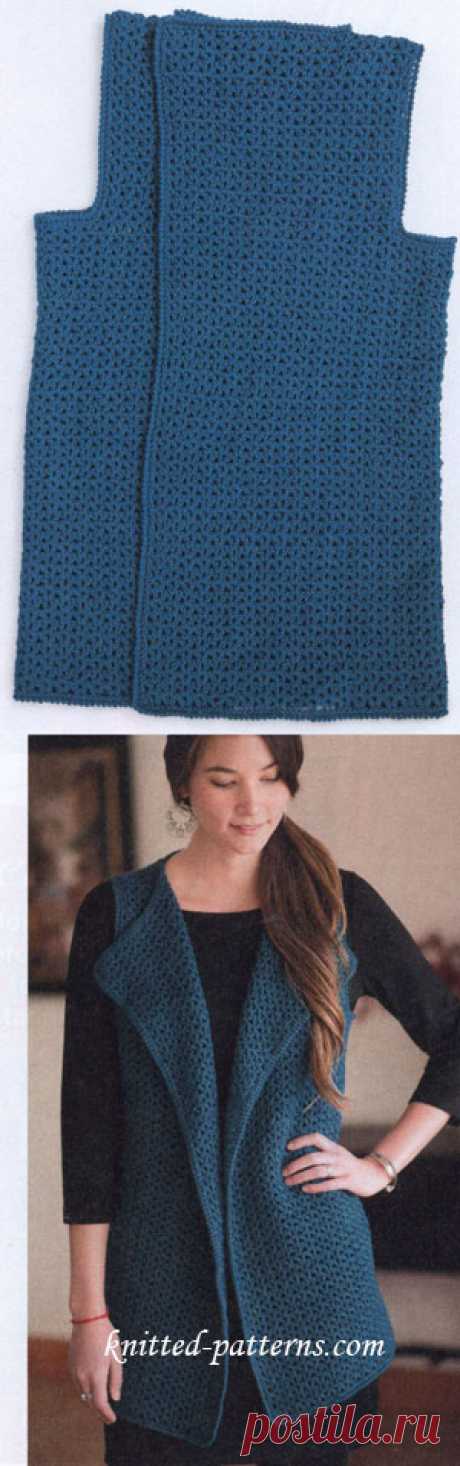 Crochet Vest free pattern