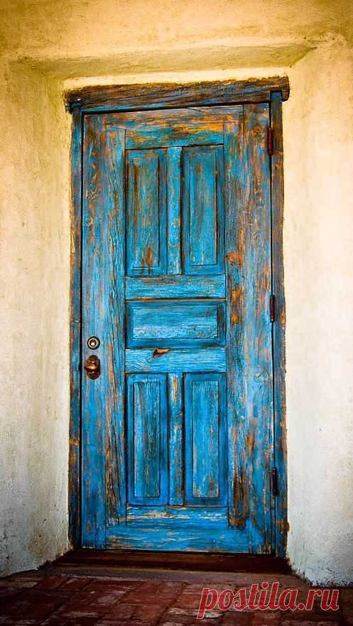 Jan 17, 2016 - Old Blue Door is a photograph by Dave Villa which was uploaded on October 22nd, 2015.  The photograph may be purchased as wall art, home decor, apparel, phone cases, greeting cards, and more.  All products are produced on-demand and shipped worldwide within 2 - 3 business days.