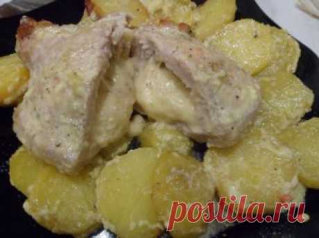 Свинина запеченная с сыром