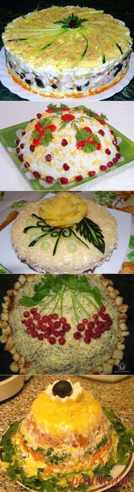 ТОП-8 салатов с копченой курицей