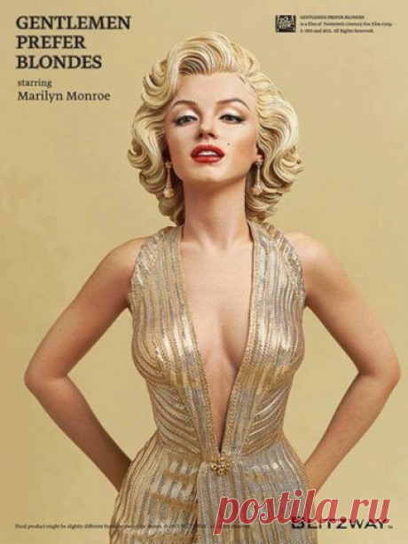1/4 Blitzway Blondes Marilyn Monroe Female Collectible Figure Statue Model Gift