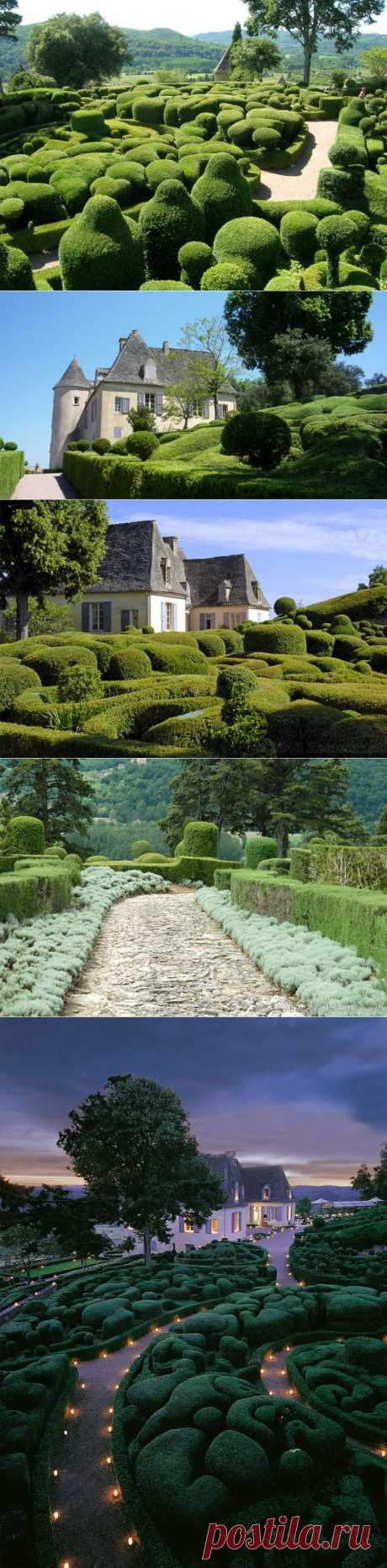 Зачарованные сады Marqueyssac, что в Перигоре, Франция | Наш уютный дом