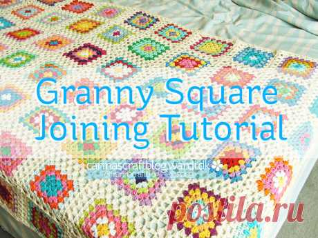 Carina's Craftblog: Granny square joining tutorial