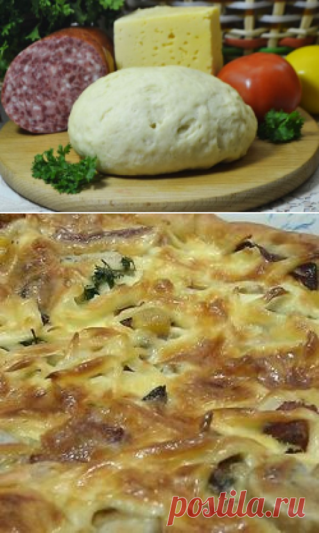Тесто для пиццы бездрожжевое - быстрый рецепт 👌 Рецепты с фото