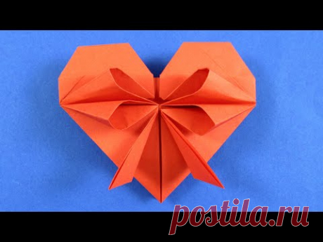 Как сделать сердечко с бантиком #shorts