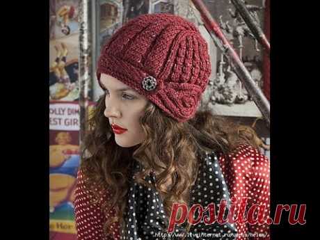Шапочка-шлем из журнала Vogue Knitting. Часть 2