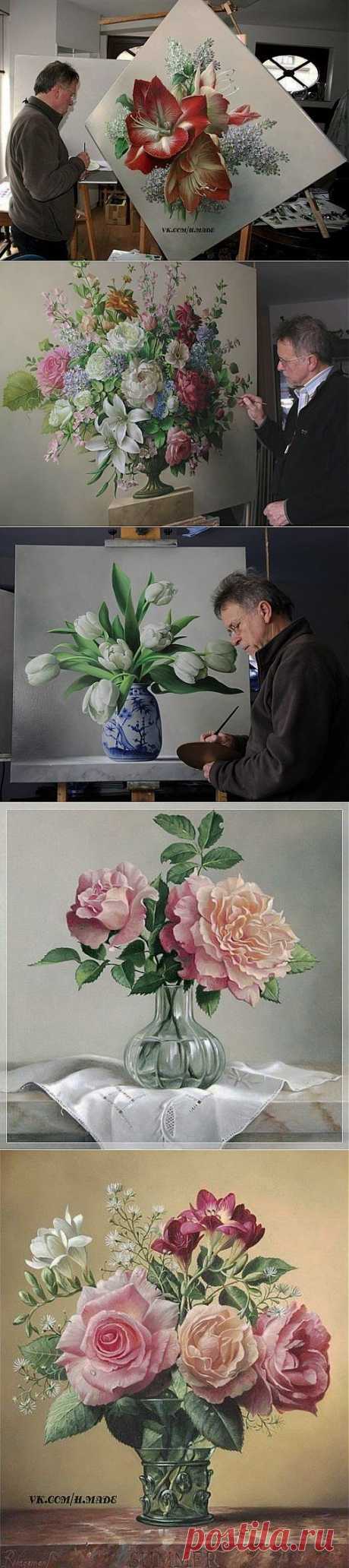 Цветы бельгийского художника Pieter Wagemans