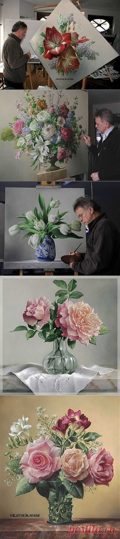 Цветы бельгийского художника Pieter Wagemans