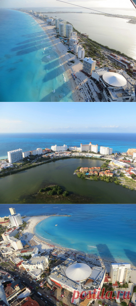 Канкун – пожалуй, самый известный сегодня мексиканский курорт. Он находится на карибском побережье полуострова Юкатан – совсем недалеко от того места, где Карибское море сливается с Мексиканским заливом. Изюминка Канкуна – его отельная зона. Это узкая коса, которая в своём начале и в конце соединяется с берегом, а на остальном протяжении отделена от него большой лагуной...