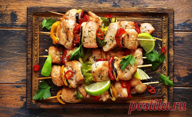 3 cамых вкусных рецепта шашлыков из курицы