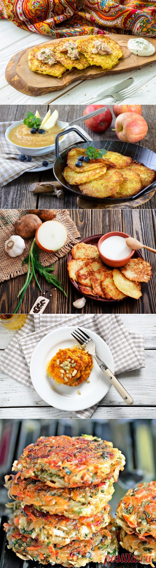 5 вкусных рецептов драников