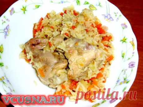 Быстрый плов из курицы с фото - пошаговый рецепт с фото VCUSNA.RU