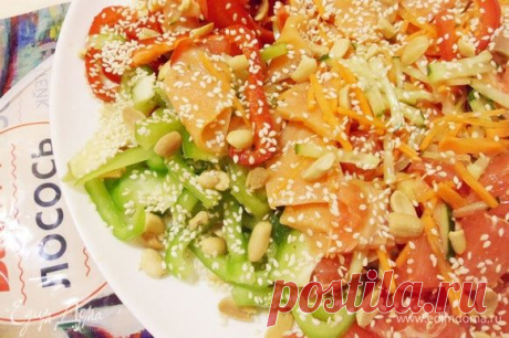 «Ю-Шен» (салат счастья, богатства и удачи), пошаговый рецепт на 2670 ккал, фото, ингредиенты - Констанция
