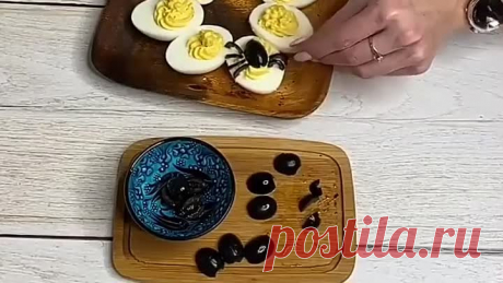Фаршированные яйца.