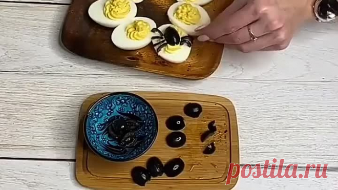 Фаршированные яйца.