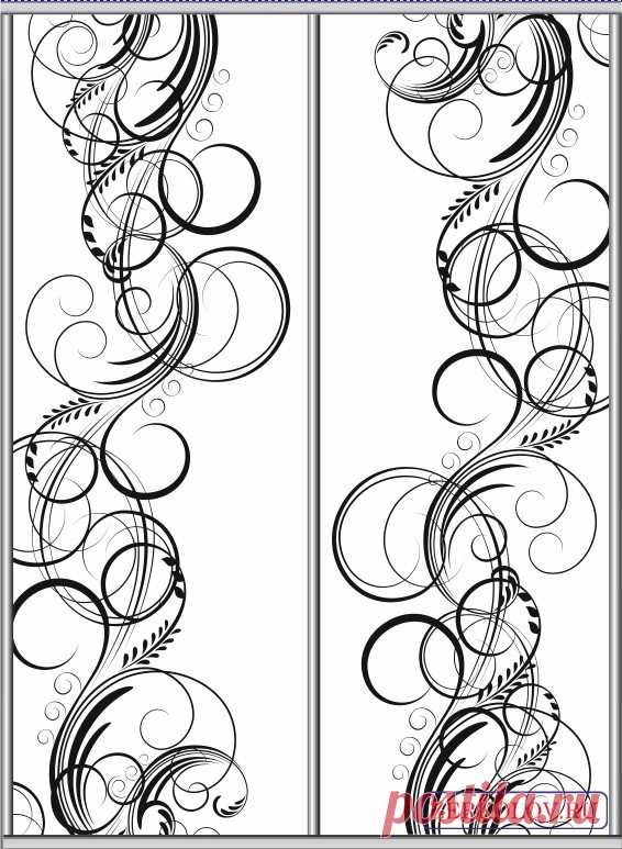 Рисунок цветочный узор в векторе | Хороший дизайн: Скинали Фрески Фотообои Пескоструйные рисунки