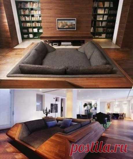 Очень оригинальные и удобные идеи диванов и кресел — DIYIdeas