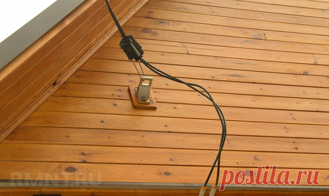 Как выполнить ввод электричества в дом от столба RMNT.RU