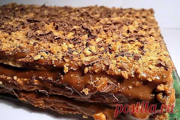 Для любителей сгущёнки и шоколада! Фантастически вкусный тортик! Торт со сгущёнкой "Сладкая фантазия" Рецепт на сайте...