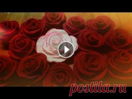 DIY// РОЗЫ ИЗ ВАТНЫХ ДИСКОВ//Мастер класс Roses from cotton pads DIY// РОЗЫ ИЗ ВАТНЫХ ДИСКОВ//Очень красивые розочки,почти без затрат!Такие розочки прекрасно подойдут для топиария, композиций,декораций и т.д. я в од...