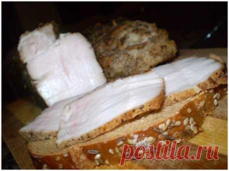 Копченая грудинка/корейка по-домашнему (в аэрогриле) : Закуски и бутерброды