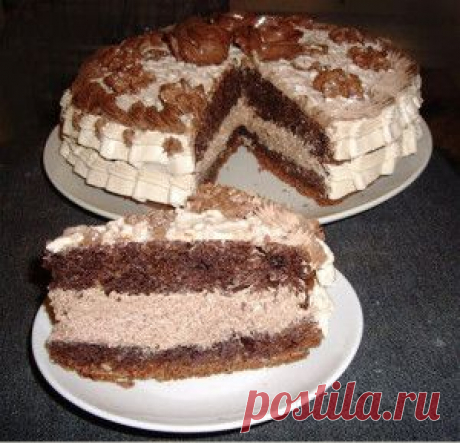 Торт Шоколад на кипятке рецепт