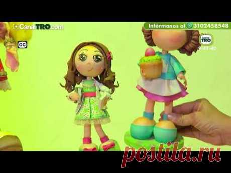 Muñeca gorjus en fomi - Hecho con Estilo