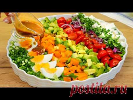 Мало кто знает этот рецепт! Рецепт вкусного салата из авокадо.