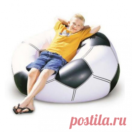Кресло надувное футбольный мяч