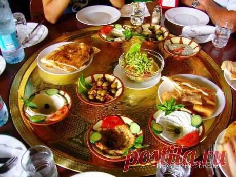 Настоящая арабская кухня в Иордании, фото арабской кухни