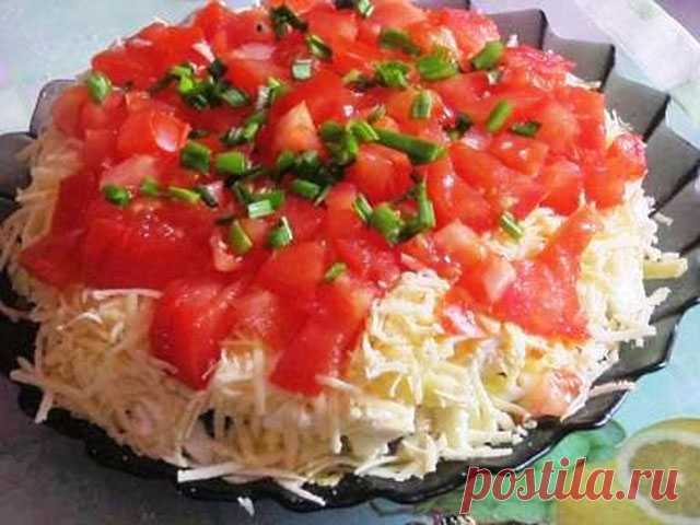 Салат «Синьор помидор» — очень нежный и вкусный!