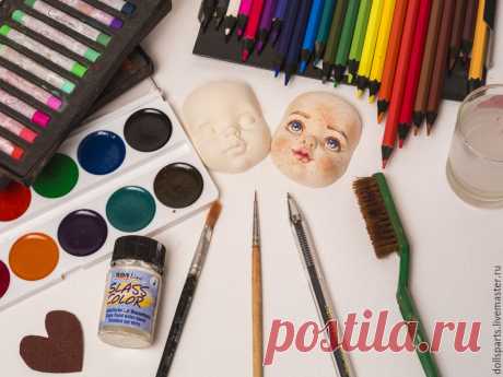 Мастер-класс: роспись кукольного лица – Ярмарка Мастеров