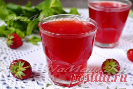Кисель из клубники, рецепт