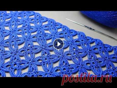 Легкий УЗОР безотрывным способом ВЯЗАНИЕ КРЮЧКОМ :) SUPER EASY Beautiful Flower Pattern Crochet @Уроки ВЯЗАНИЯ Литке Татьяны @CROCHET step by step Please financial support! PayPal: litke108@gmail.com Privatbank card: 5363 5420 1481 8653 Вязанные ...