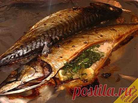 Скумбрия, запеченная в духовке (рецепт) — Кулинарный портал Печенюка