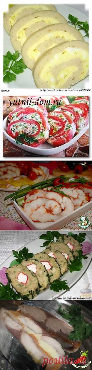 ОЧЕНЬ ВКУСНЫЕ РУЛЕТЫ ИЗ РЫБЫ.