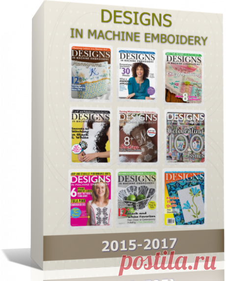 ПОДШИВКА ИЗ 15 ЖУРНАЛОВ - DESIGNS IN MACHINE EMBOIDERY

Журнал по дизайну вышивок для вышивальных машин. Оборудование, нитки, иголки, златошвейки, идеи, реклама.