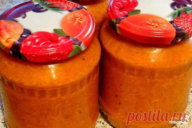 Морковь по корейски на зиму