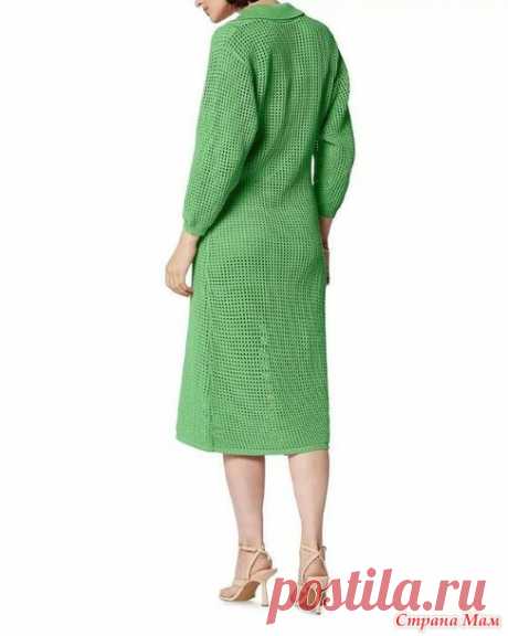 Платье сетчатое от бренда Equipment - Вязание - Страна Мам