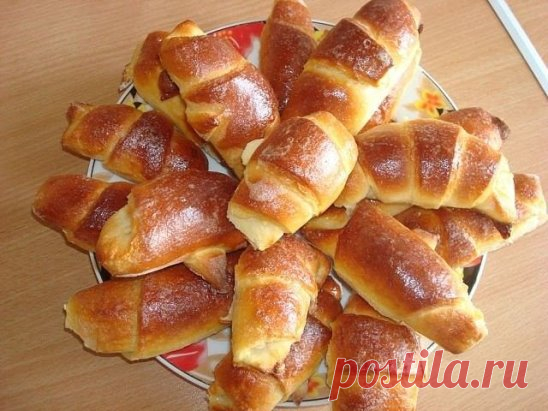 Очень простой рецепт рогаликов.