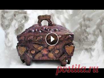 Шкатулка из картона своими руками Мастер-Класс Из этого видео вы узнаете, как сделать шкатулку из картона своими руками. Для изготовления шкатулки не нужно дорогих материалов, в основном бумага и к. 