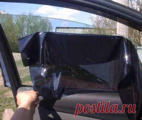 Плюсы съемной тонировки на статике