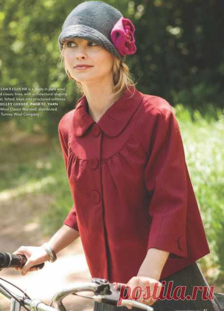Вязание шляпы Zelda’s Closhe, Interweave Knits, fall 2012 - Вяжи.ру