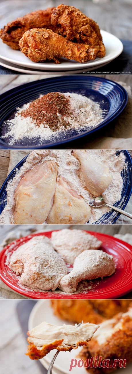 РЕЦЕПТ КУРИЦЫ ИЗ KFC .