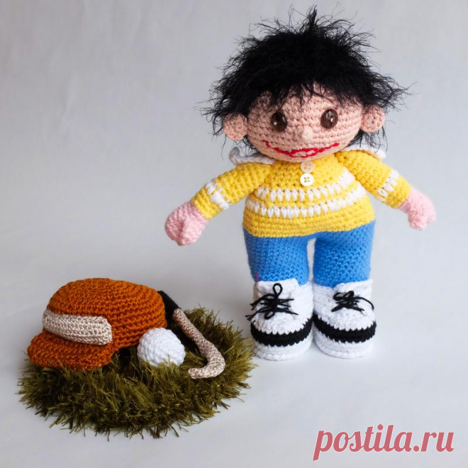 Игрушка вязаная крючком 