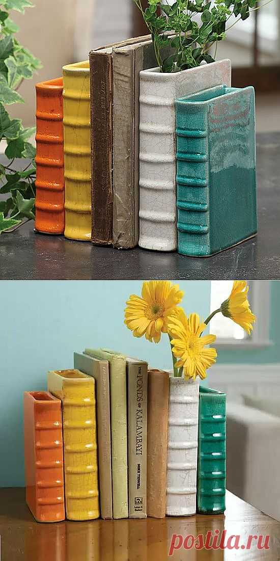 Ваза для цветов Terracotta в виде ограничителя для книг купить, цены, отзывы, фото, видео | Goodsi.ru